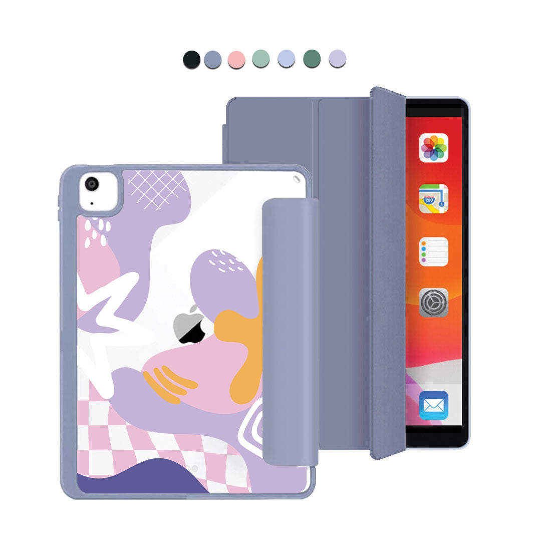 iPad Acrylic Flipcover - Abstract Flower 4.0