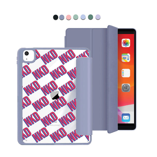 iPad Acrylic Flipcover - CUSTOM MONOGRAM 3.0 Diagonal Initial 2.0