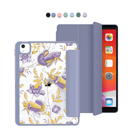 iPad Acrylic Flipcover - Fish & Floral 5.0