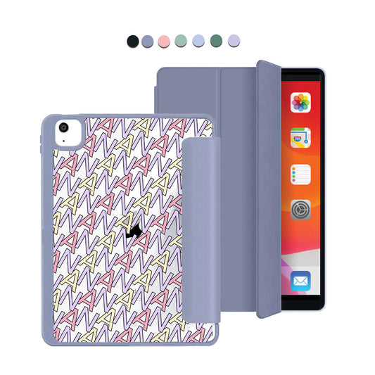 iPad Acrylic Flipcover - CUSTOM MONOGRAM 3.0 Initial 5.0