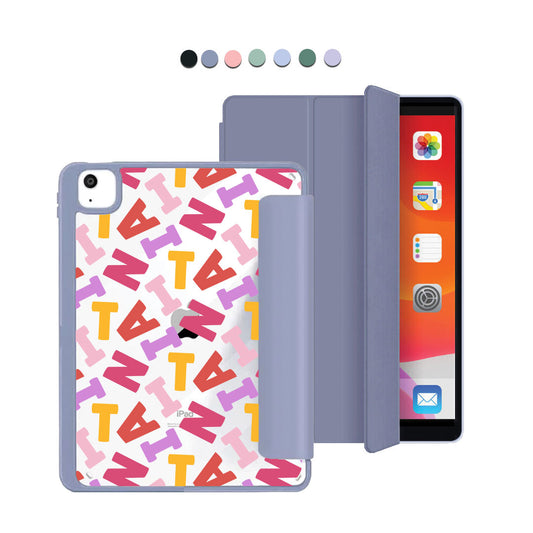 iPad Acrylic Flipcover - CUSTOM MONOGRAM 3.0 Scattered 1.0