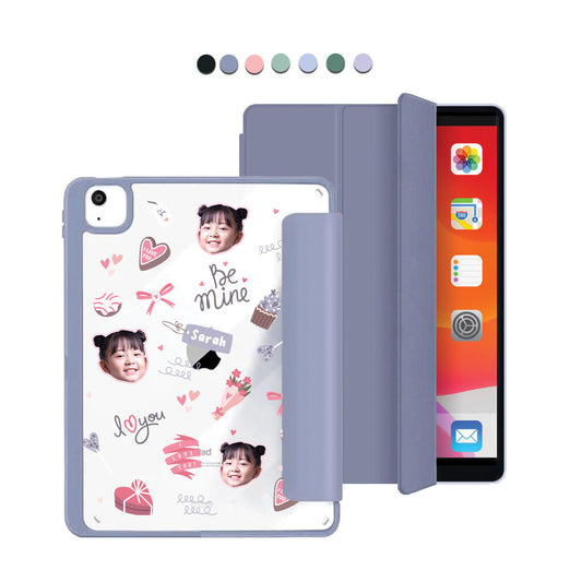 iPad Acrylic Flipcover - Face Grid Lovely
