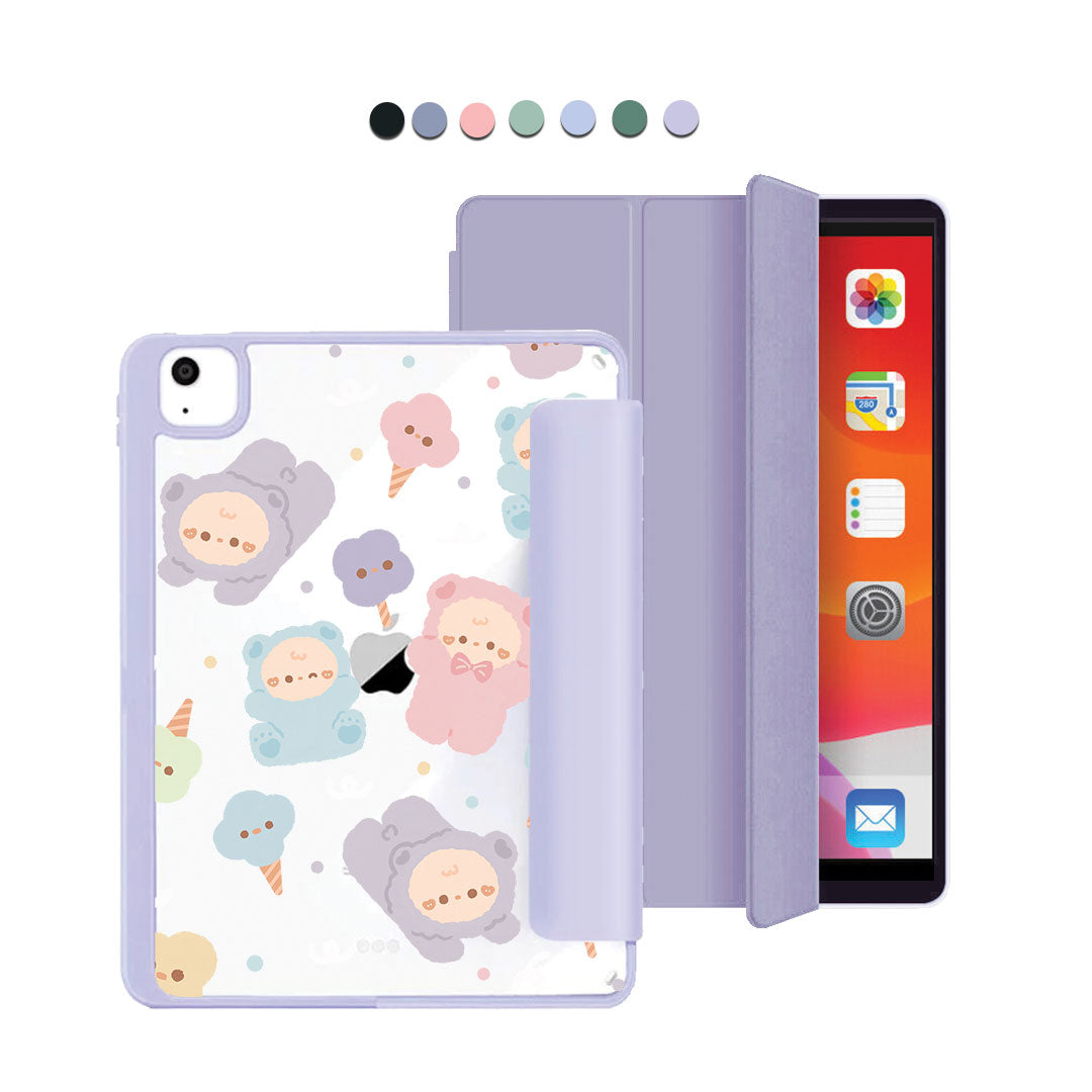 iPad Acrylic Flipcover - Cotton Teddy