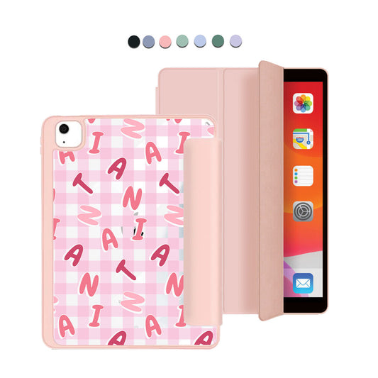 iPad Acrylic Flipcover - CUSTOM MONOGRAM 3.0 Checkered 1.0