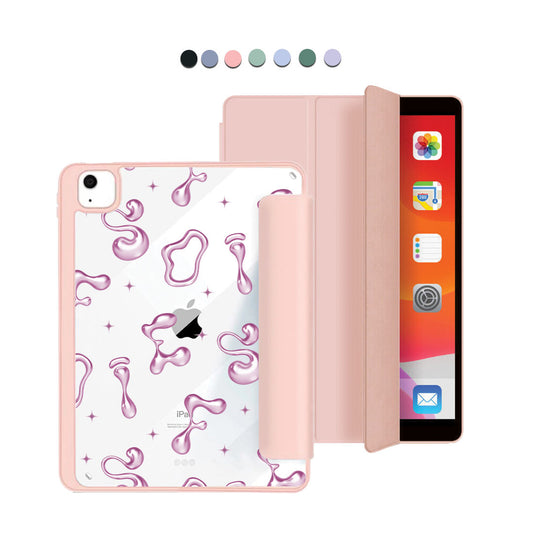 iPad Acrylic Flipcover - CUSTOM MONOGRAM 3.0 Pink Chrome