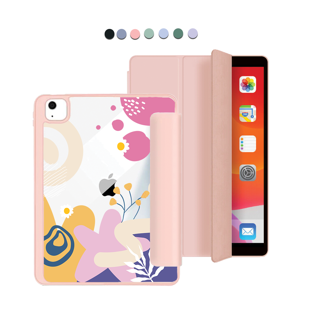 iPad Acrylic Flipcover - Abstract Flower 3.0