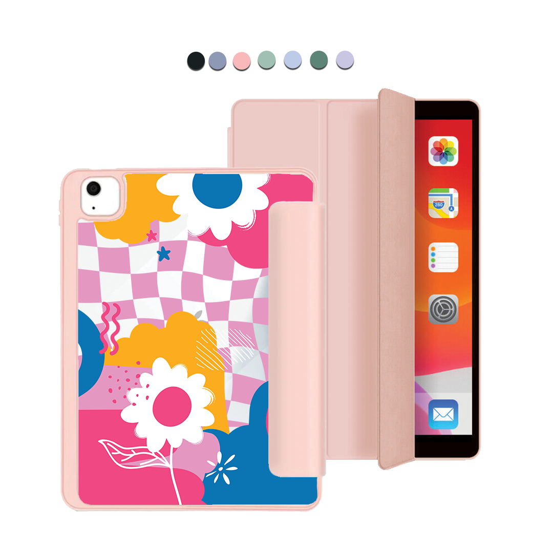 iPad Acrylic Flipcover - Abstract Flower 5.0