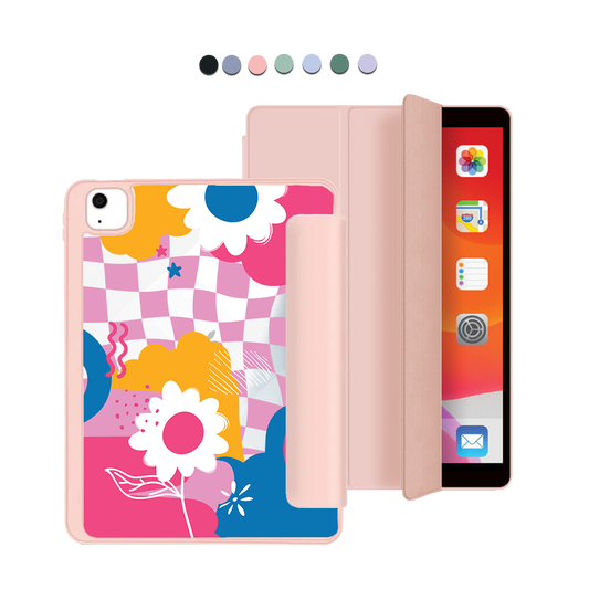 iPad Acrylic Flipcover - Abstract Flower 5.0