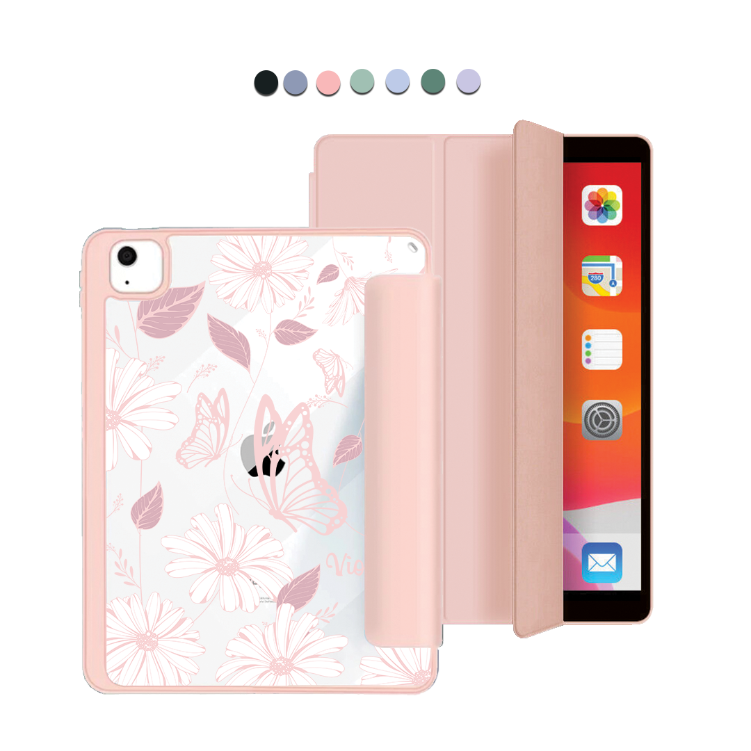 iPad Acrylic Flipcover - Butterfly Daisy