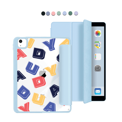 iPad Acrylic Flipcover - Cool Monogram