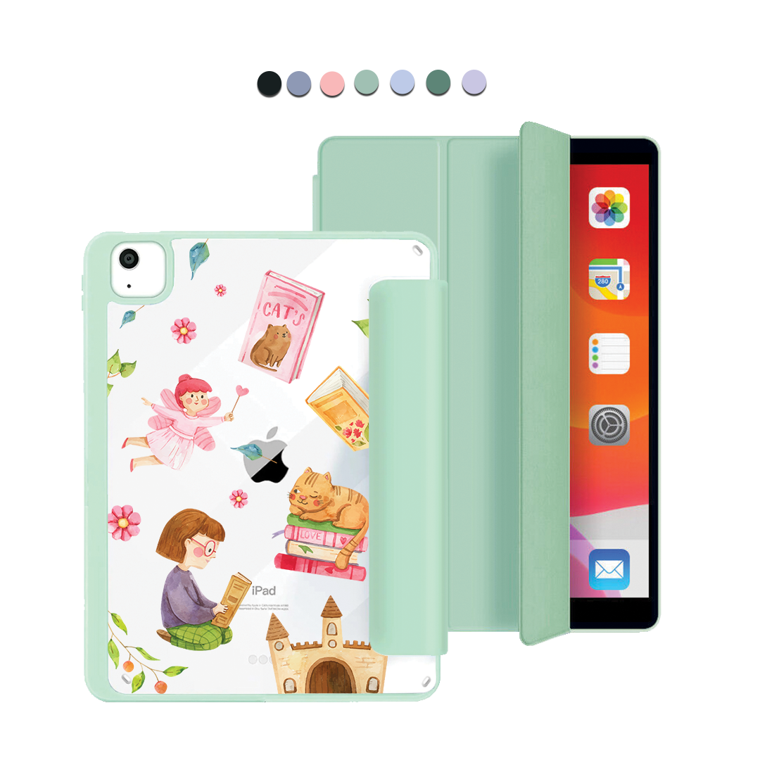 iPad Acrylic Flipcover - Fairy Cat