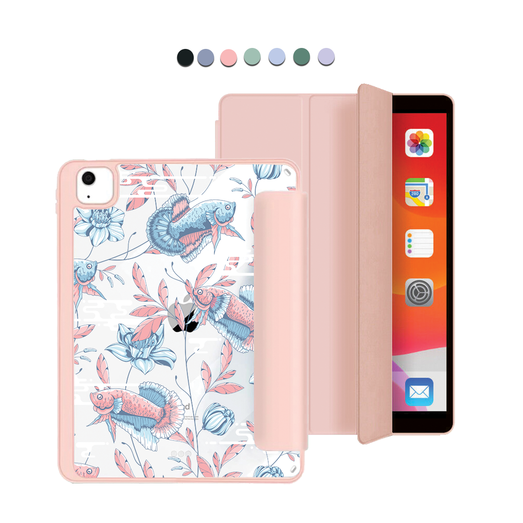 iPad Acrylic Flipcover - Fish & Floral 3.0