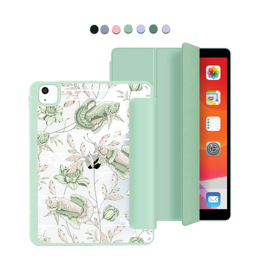 iPad Acrylic Flipcover - Fish & Floral 6.0