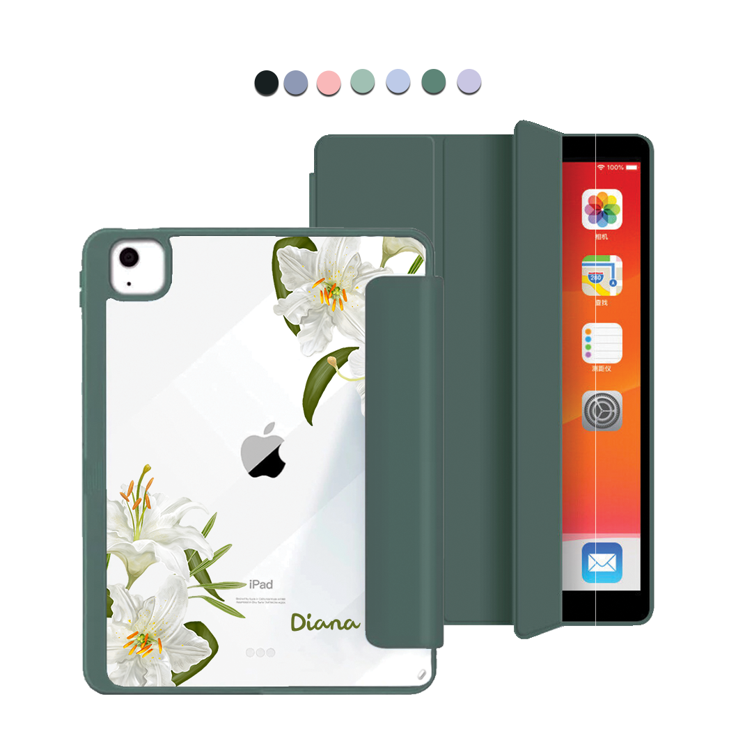 iPad Acrylic Flipcover - May Lily of the Valley