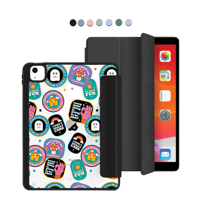 iPad Acrylic Flipcover - Monster Sticker Pack