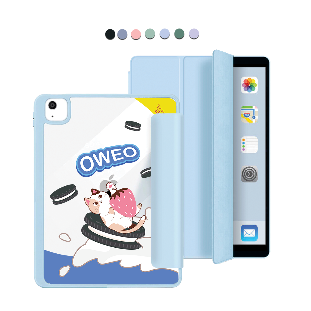 iPad Acrylic Flipcover - Oweo Cat