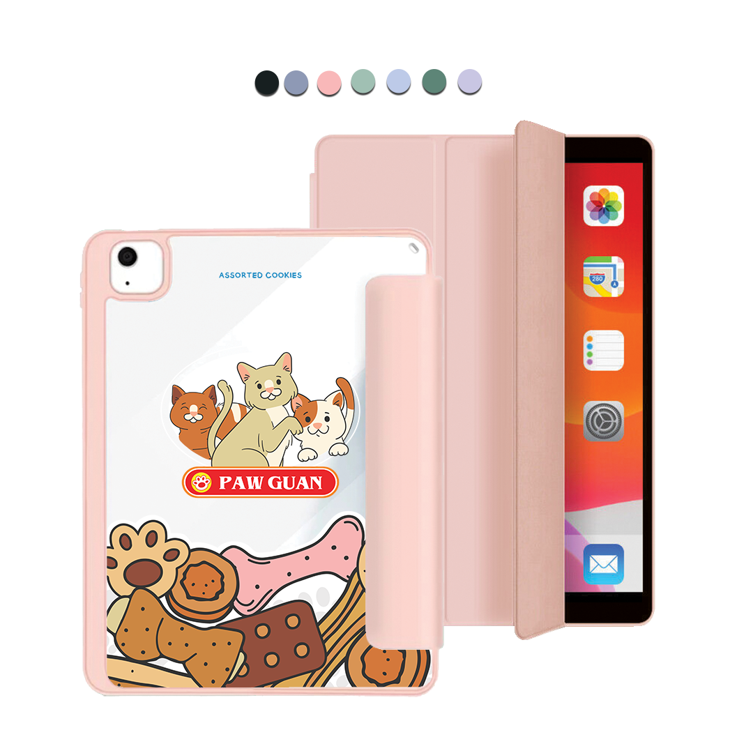 iPad Acrylic Flipcover - Paw Guan Cat