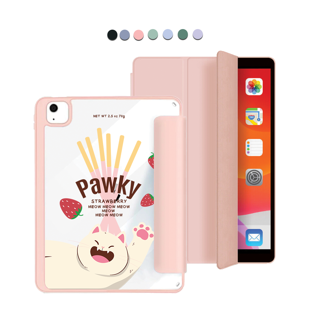 iPad Acrylic Flipcover - Pawky Cat