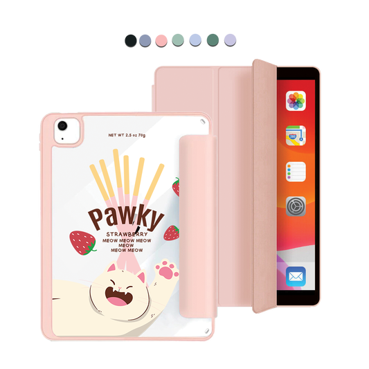 iPad Acrylic Flipcover - Pawky Cat