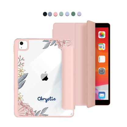 iPad Acrylic Flipcover - Pink Florals