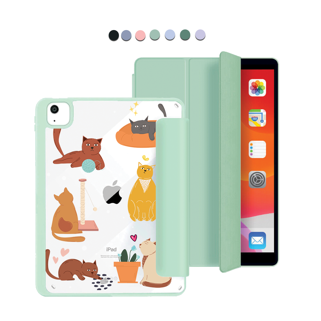 iPad Acrylic Flipcover - Playful Cat 1.0