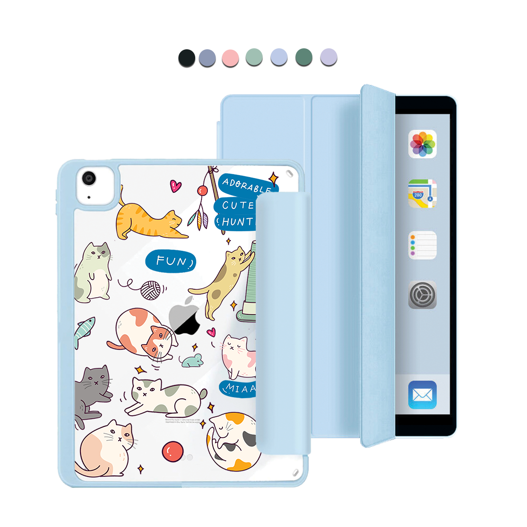 iPad Acrylic Flipcover - Playful Cat 2.0