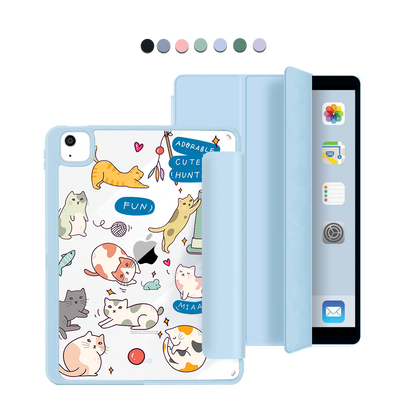 iPad Acrylic Flipcover - Playful Cat 2.0