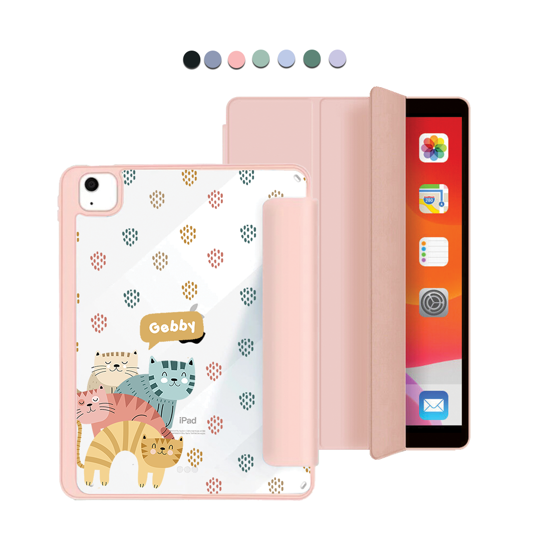 iPad Acrylic Flipcover - Rainbow Meow 2.0