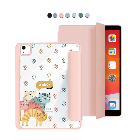 iPad Acrylic Flipcover - Rainbow Meow 2.0