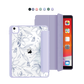 iPad Acrylic Flipcover - Sketchy Flower & Butterfly 2.0