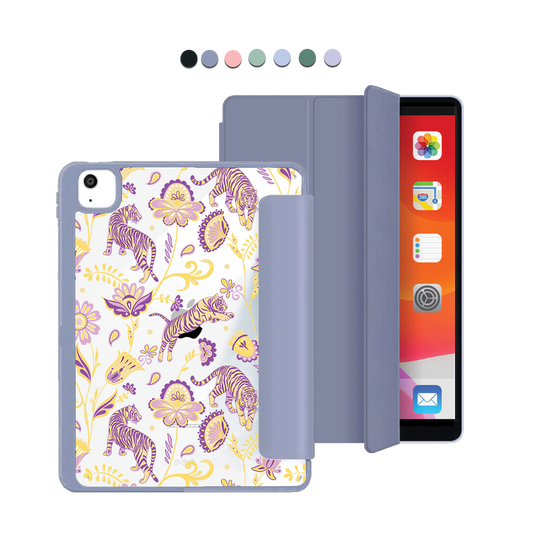 iPad Acrylic Flipcover - Tiger & Floral 4.0