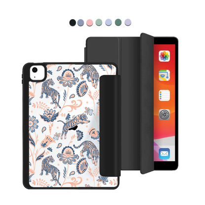 iPad Acrylic Flipcover - Tiger & Floral 5.0
