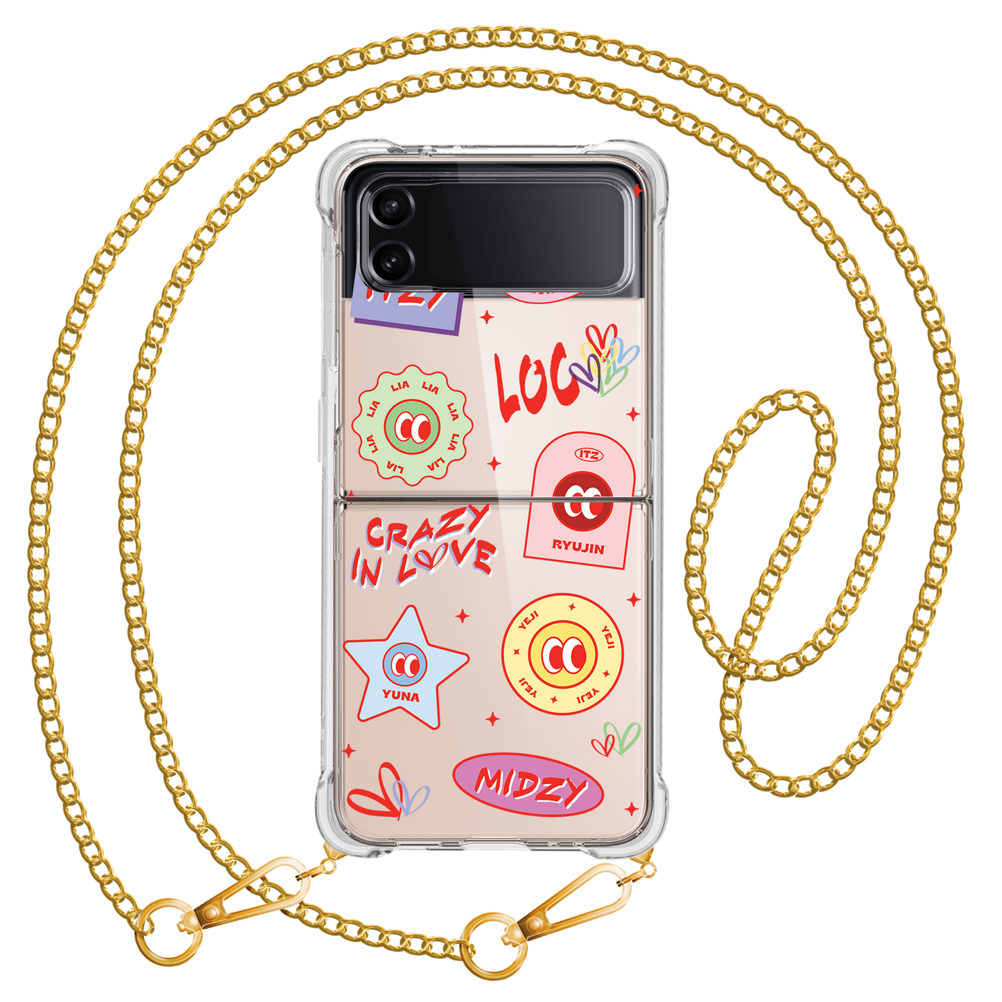 Android Flip / Fold Case - Itzy Sticker Pack