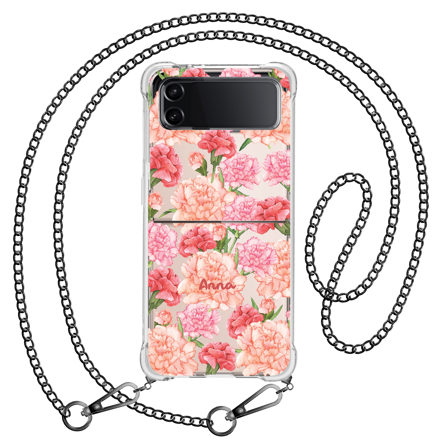 Android Flip / Fold Case - January Carnation