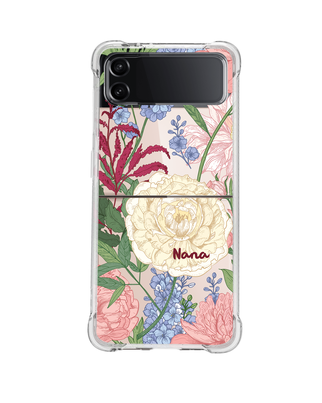 Android Flip / Fold Case - July Delphinium