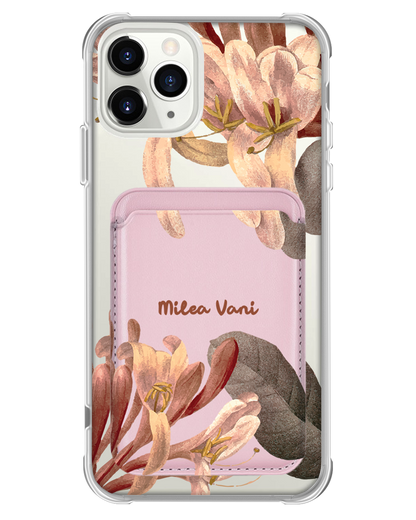 iPhone Magnetic Wallet Case - June Honey Suckle