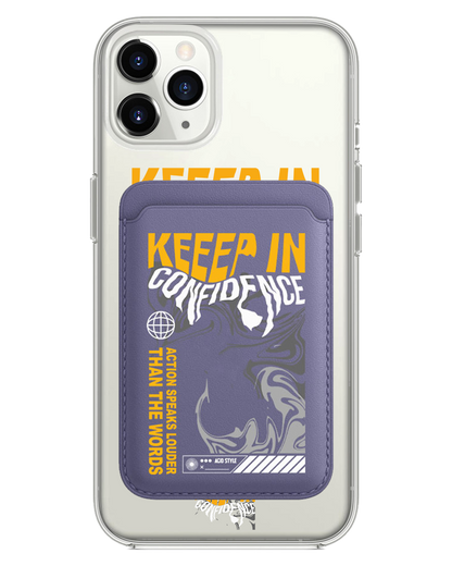 iPhone Magnetic Wallet Case - Keep in Confidence