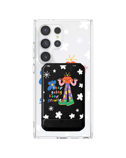 Android Magnetic Multifold Wallet - Keep Growing