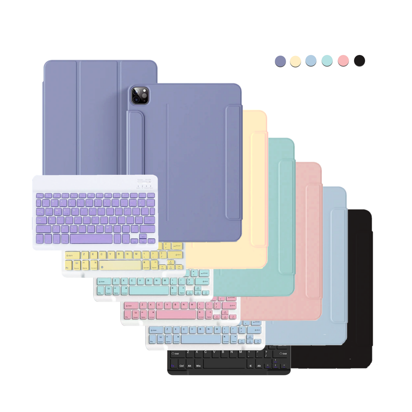 iPad Wireless Keyboard Flipcover - Lovebird 2.0