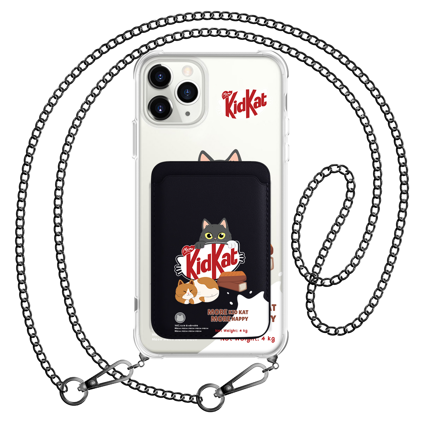 iPhone Magnetic Wallet Case - Kidkat