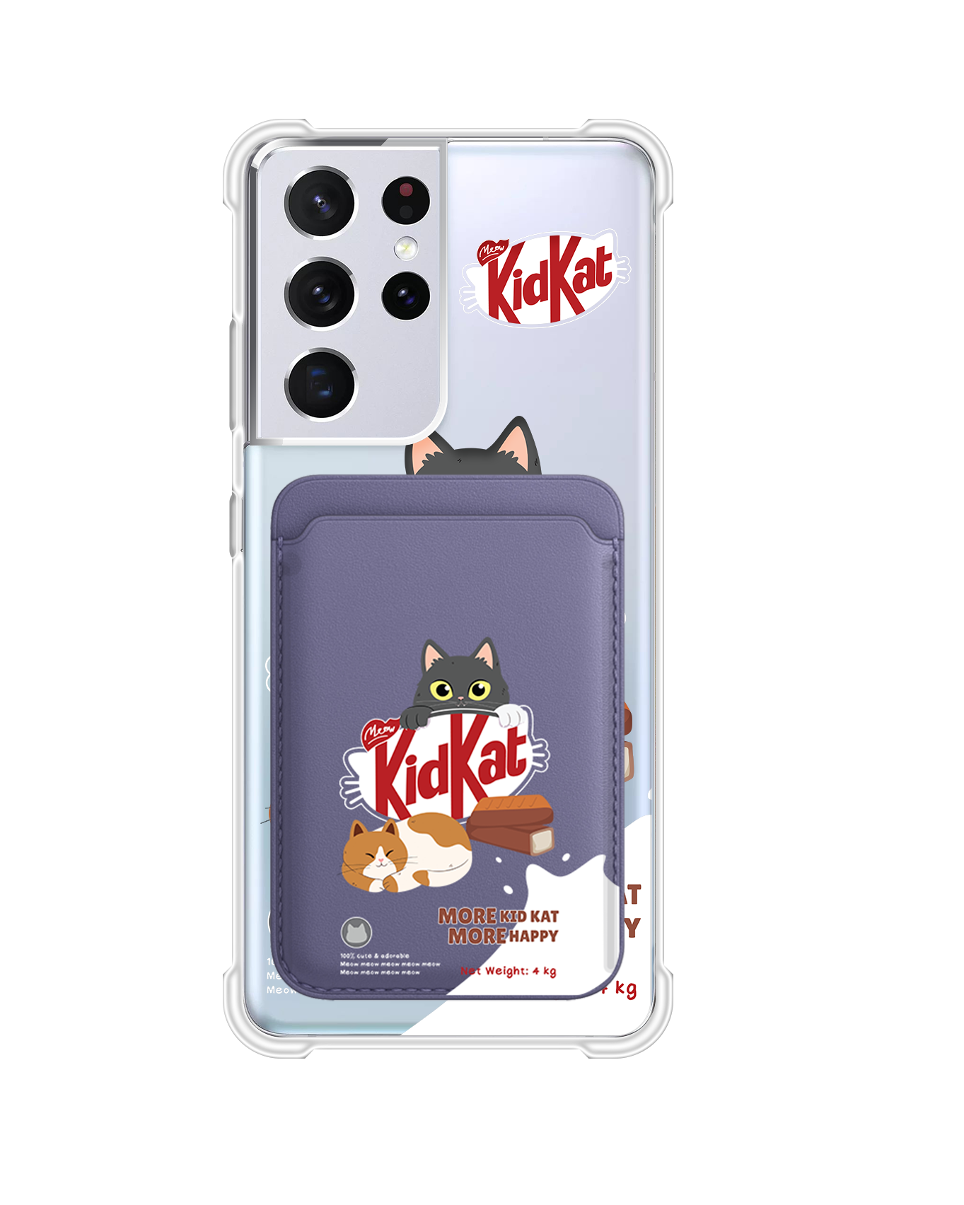 Android Magnetic Wallet Case - Kidkat