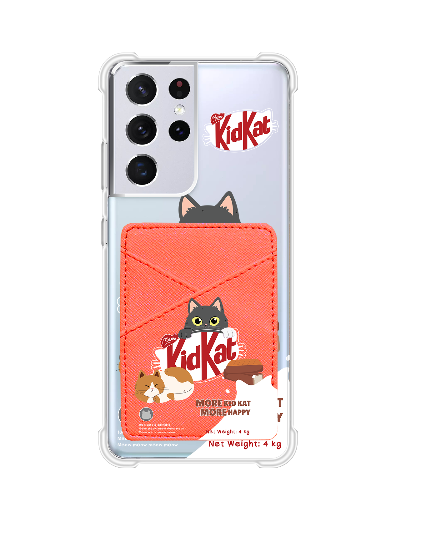 Android Phone Wallet Case - Kidkat