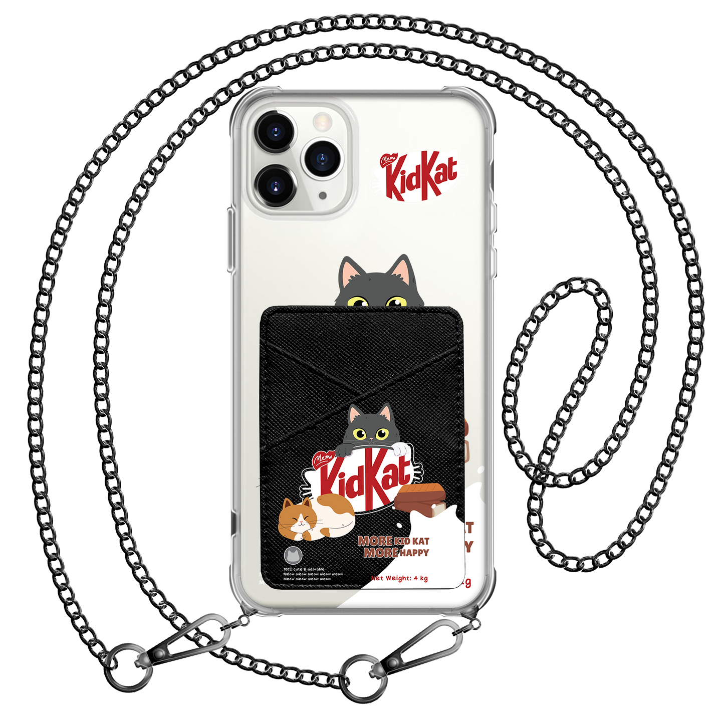 iPhone Phone Wallet Case - Kidkat