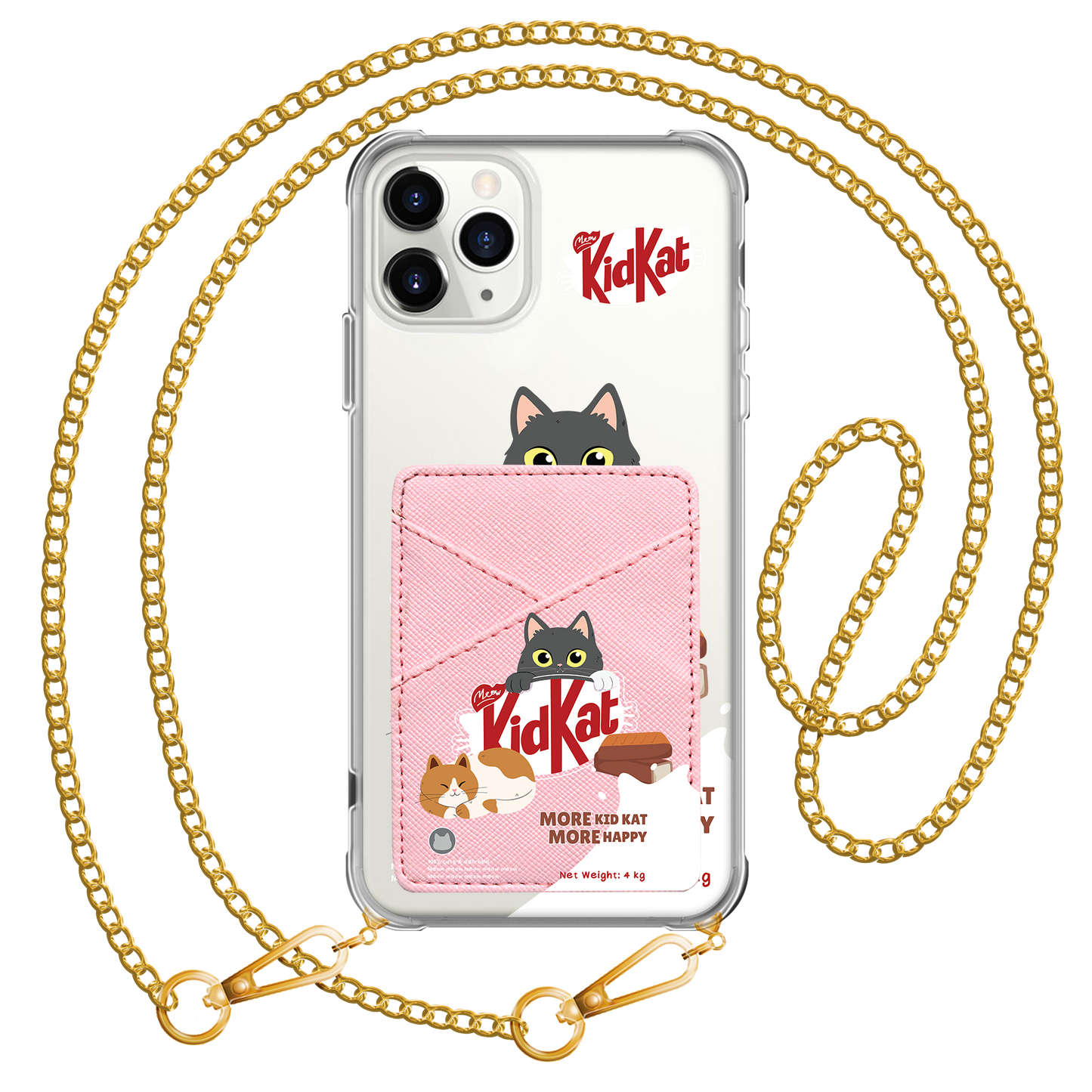 iPhone Phone Wallet Case - Kidkat