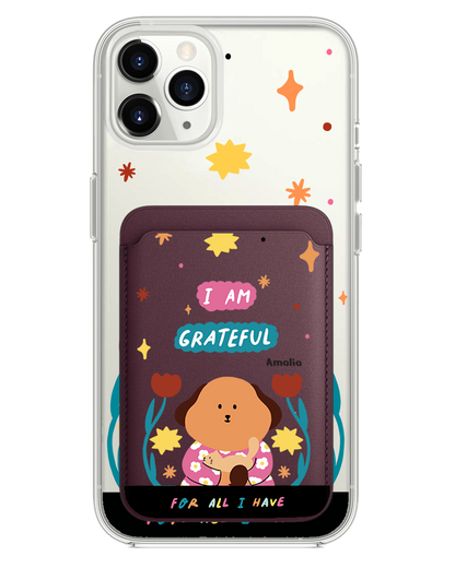 iPhone Magnetic Wallet Case - Kiku And The Cat