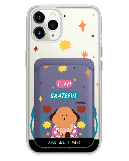 iPhone Magnetic Wallet Case - Kiku And The Cat