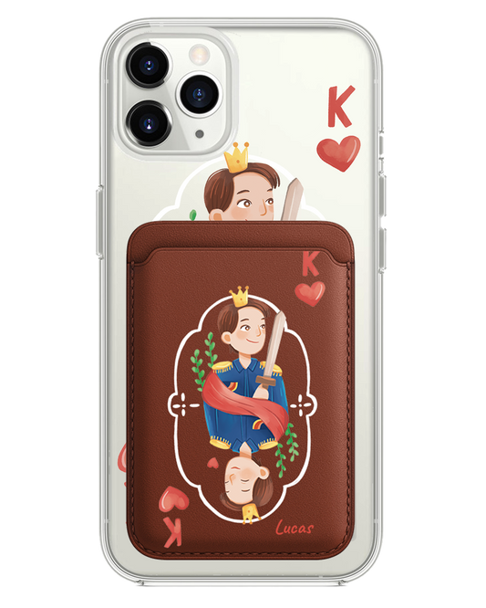 iPhone Magnetic Wallet Case - King (Couple Case)