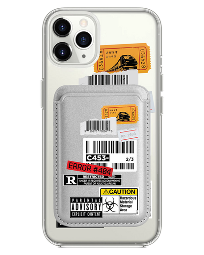 iPhone Magnetic Wallet Case - Label Sticker Pack