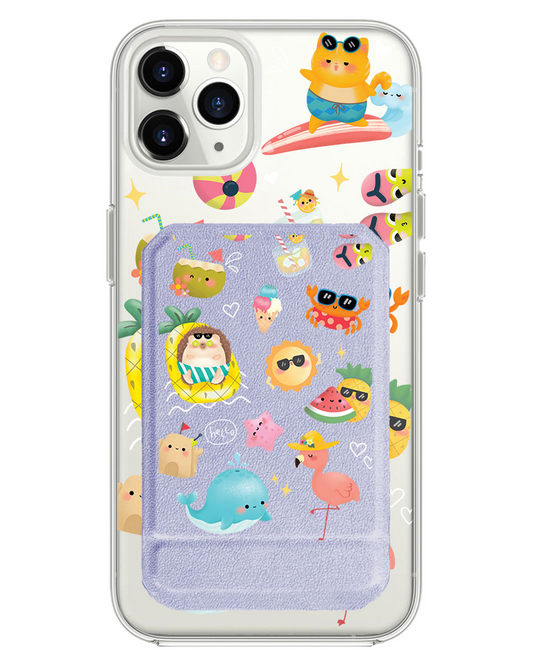 iPhone Magnetic Multifold Wallet - Summer