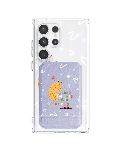 Android Magnetic Multifold Wallet - Busy Doing Nothing